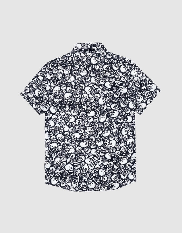 SANTA CRUZ BOYS OSSUARY ALL OVER SHIRT