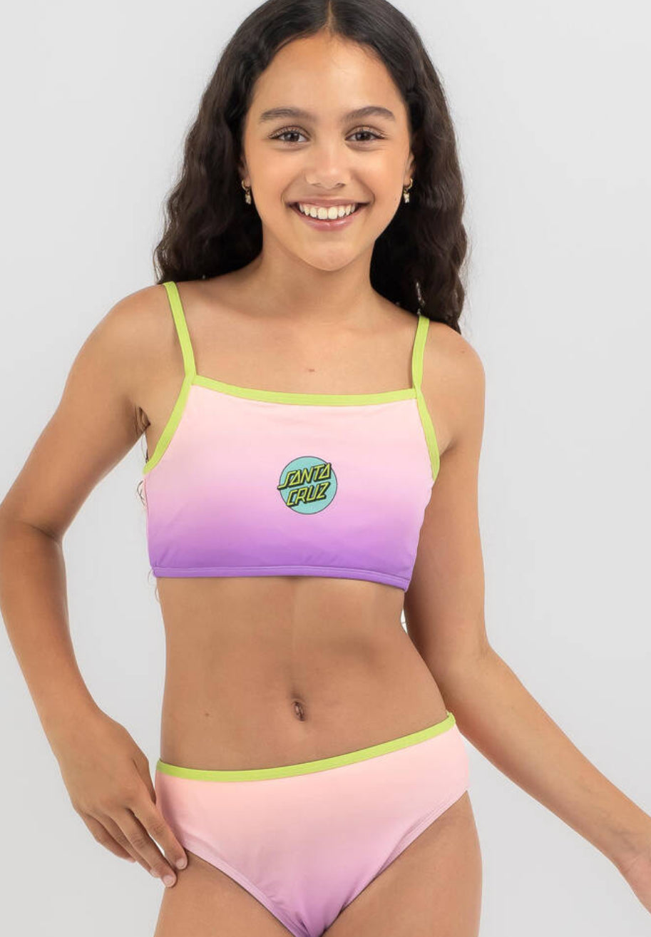 SANTA CRUZ GIRLS OTHER DOT TIE DYE BIKINI