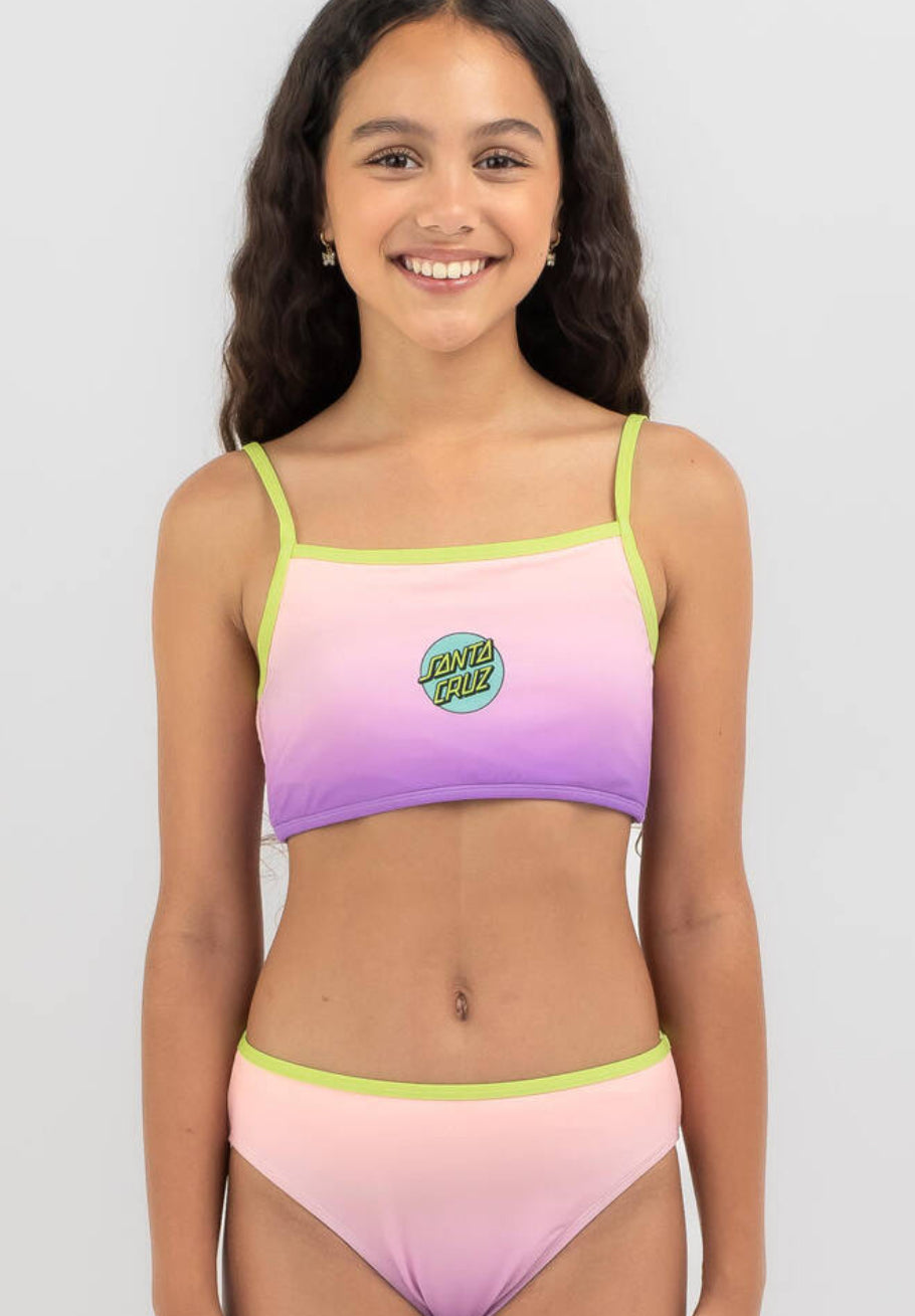 SANTA CRUZ GIRLS OTHER DOT TIE DYE BIKINI