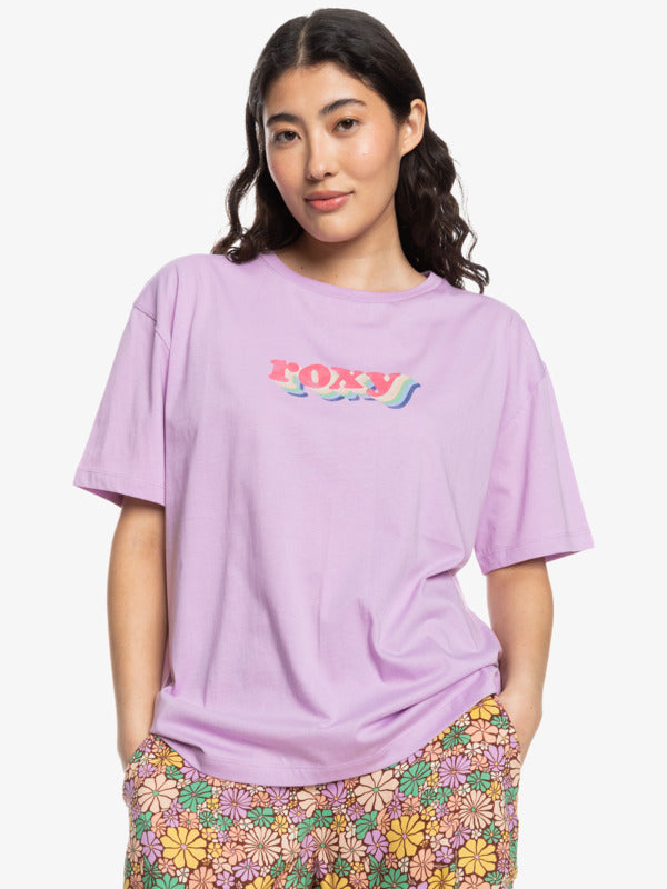 ROXY SAND UNDER THE SKY OVERSIZED T-SHIRT