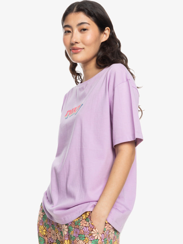 ROXY SAND UNDER THE SKY OVERSIZED T-SHIRT
