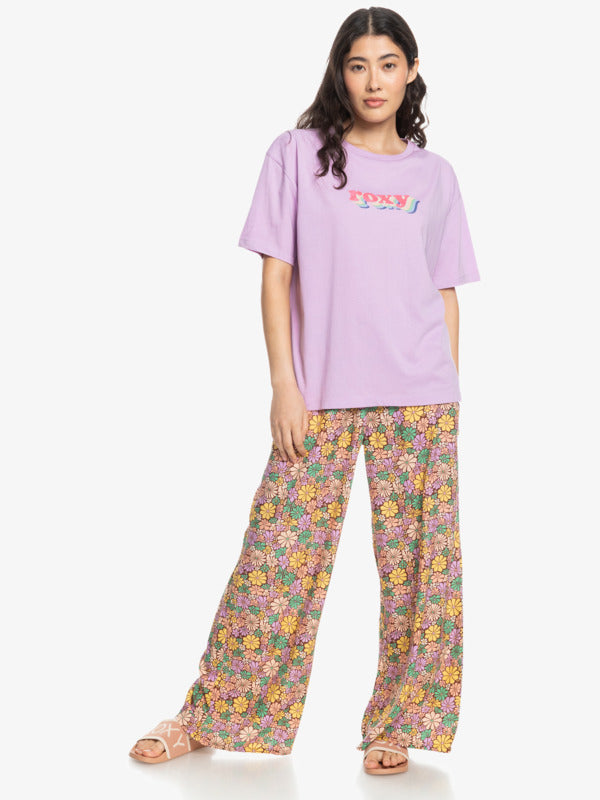 ROXY SAND UNDER THE SKY OVERSIZED T-SHIRT