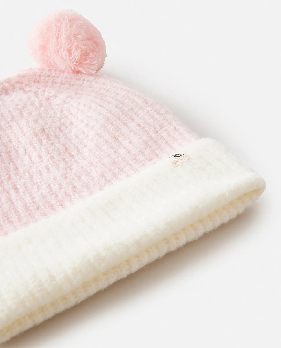 RIPCURL 2 TONE REG POM POM BEANIE - GIRL