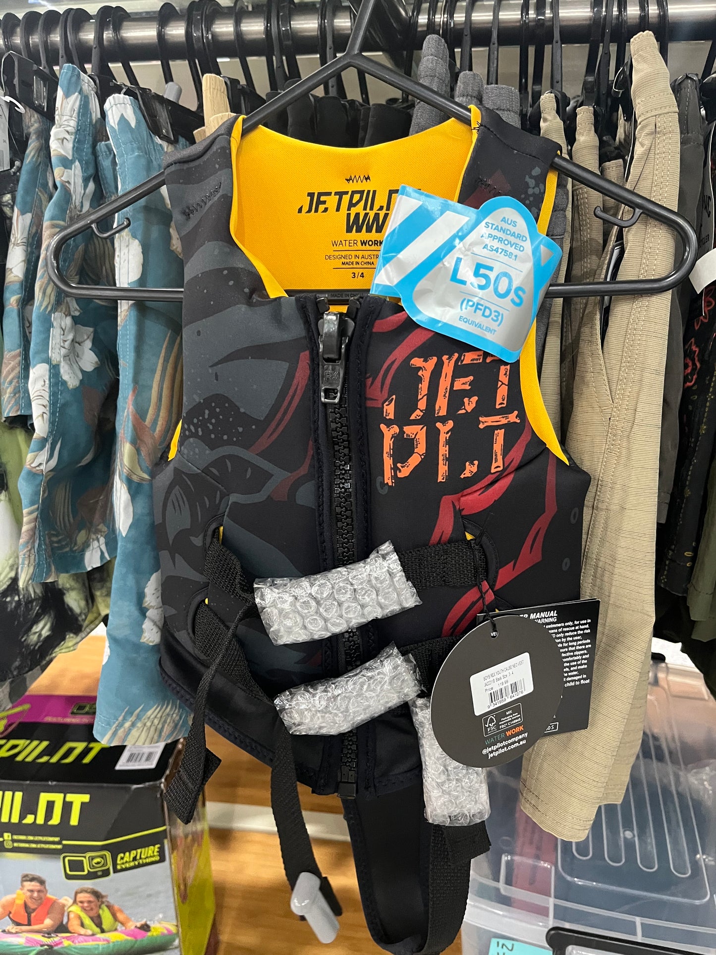 JET PILOT BOYS REX YOUTH CAUSE NEO VEST LEVEL 50