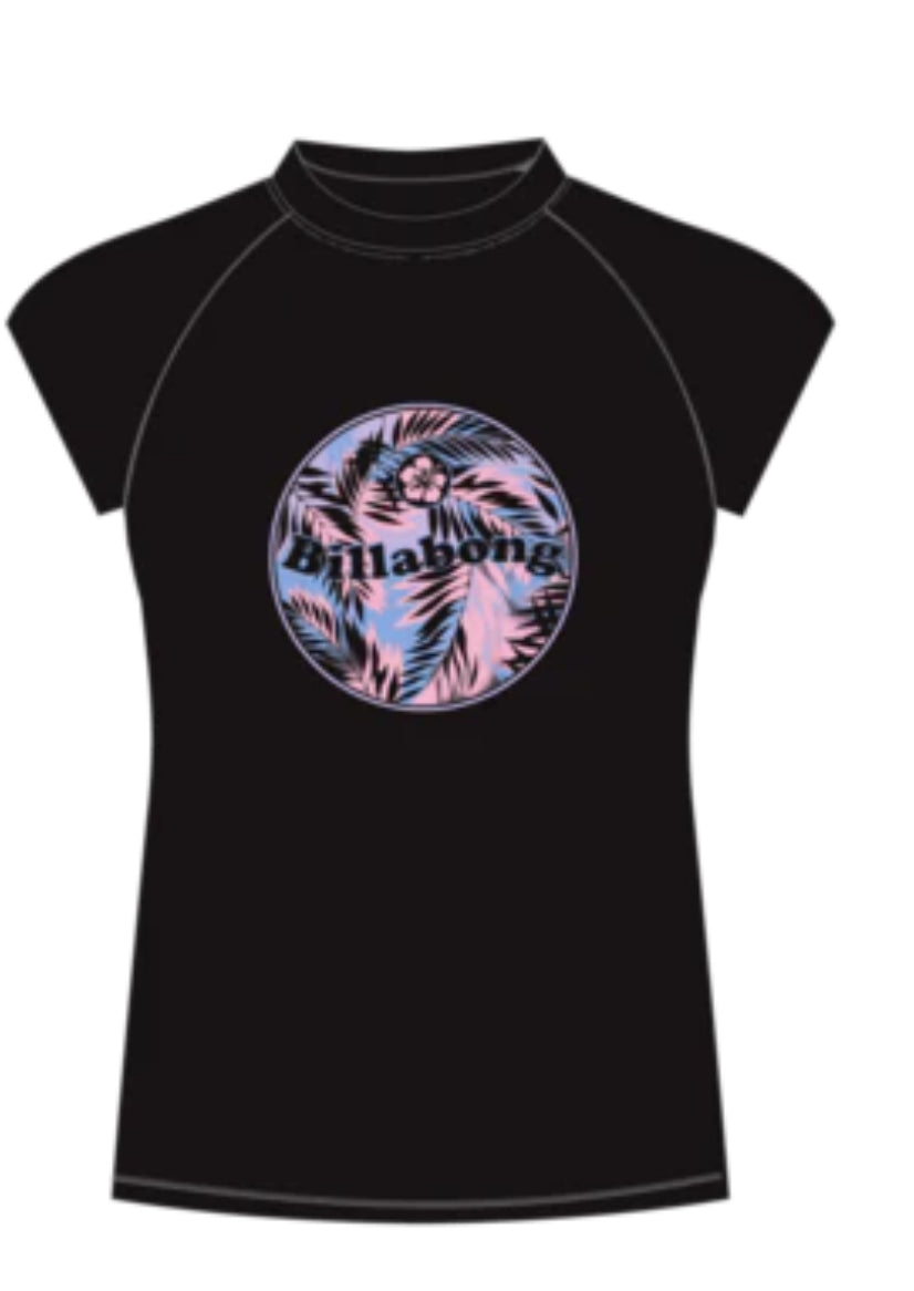 BILLABONG GIRLS TROPICAL DAYZ SHORT SLEEVE RASHSHIRT
