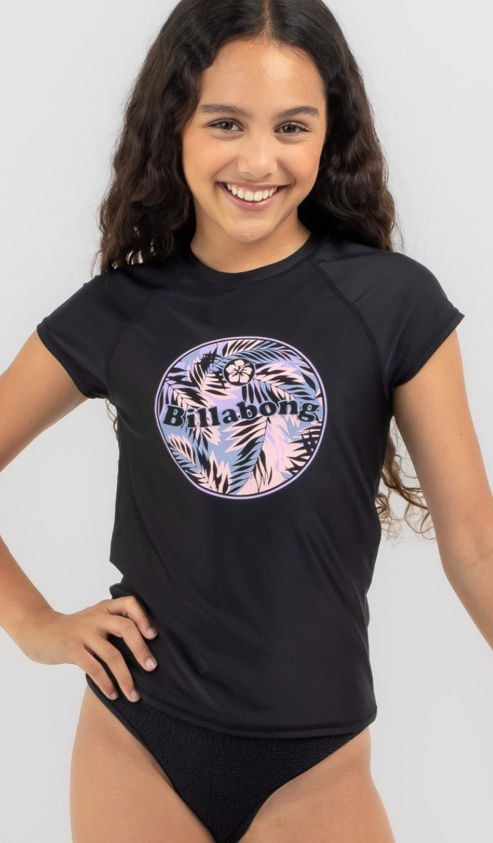 BILLABONG GIRLS TROPICAL DAYZ SHORT SLEEVE RASHSHIRT