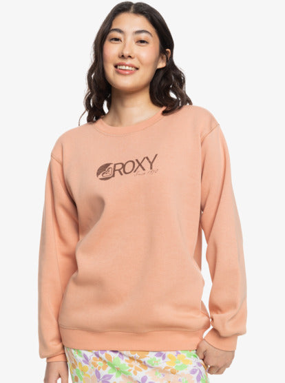 ROXY SURF STOKED CREW BRUSHED B
