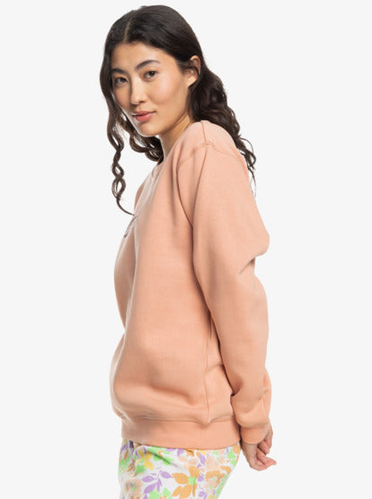 ROXY SURF STOKED CREW BRUSHED B