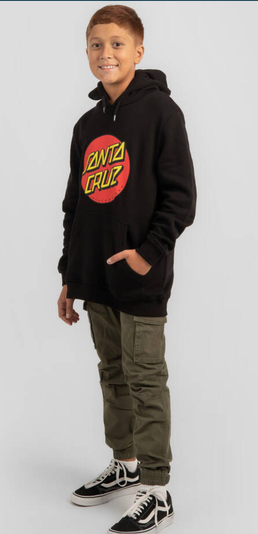SANTA CRUZ CLASSIC DOT FRONT HOODY