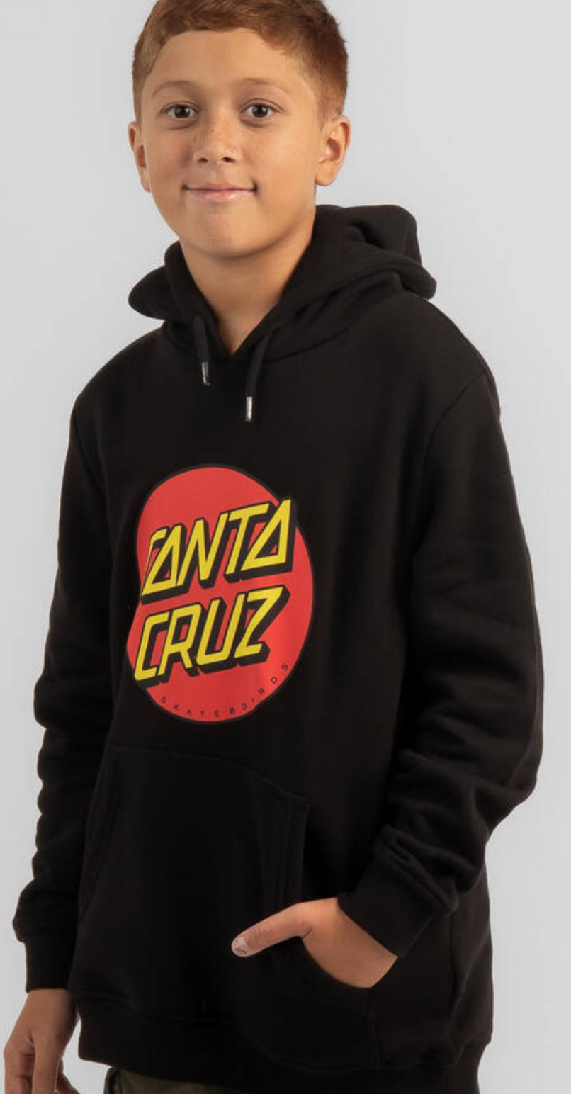 SANTA CRUZ CLASSIC DOT FRONT HOODY