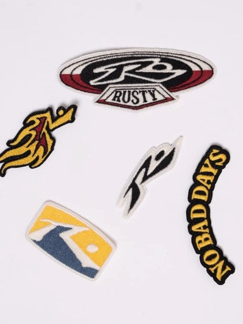 RUSTY IRON ON PATCH PACK