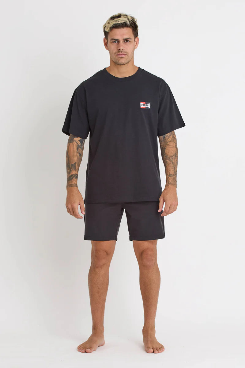 JEY PILOT VINTAGE BADGE SS MENS TEE