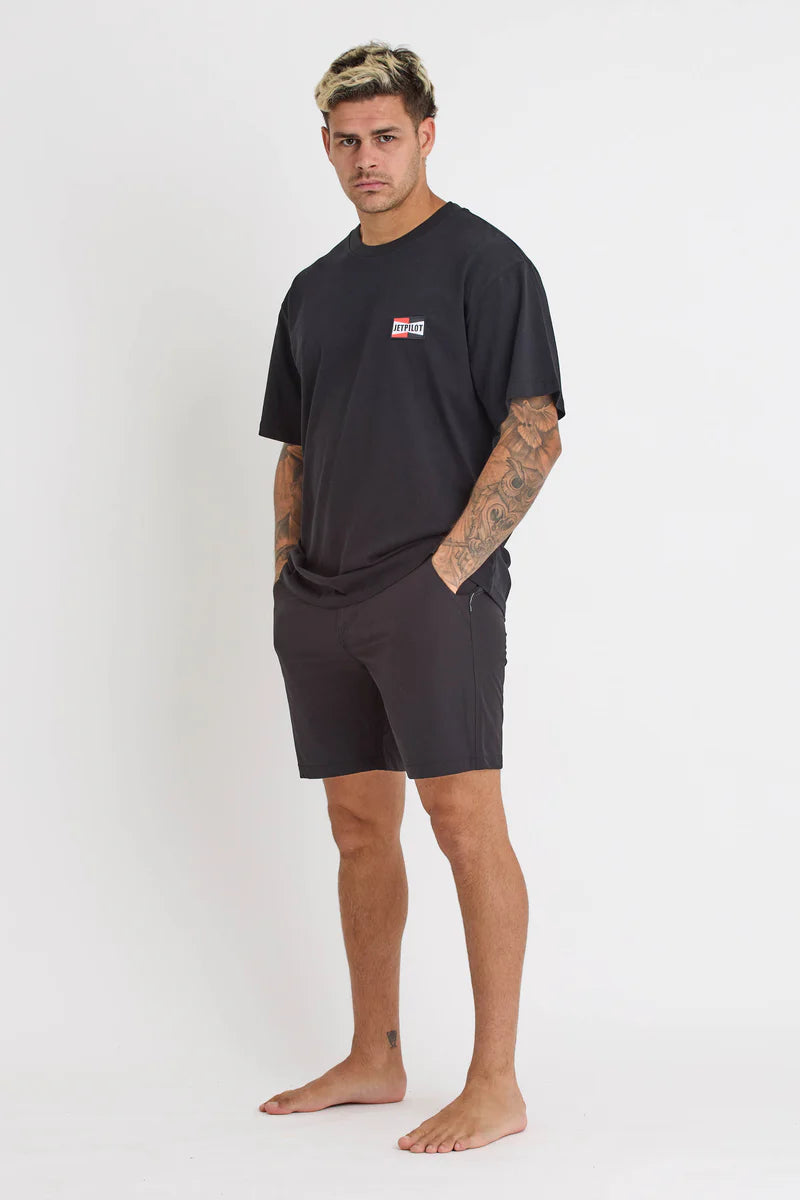 JEY PILOT VINTAGE BADGE SS MENS TEE