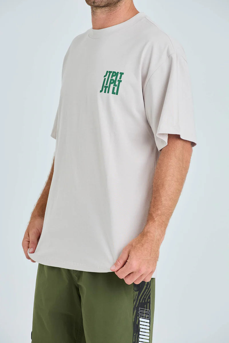 JTPLT STACKED MENS SS TEE