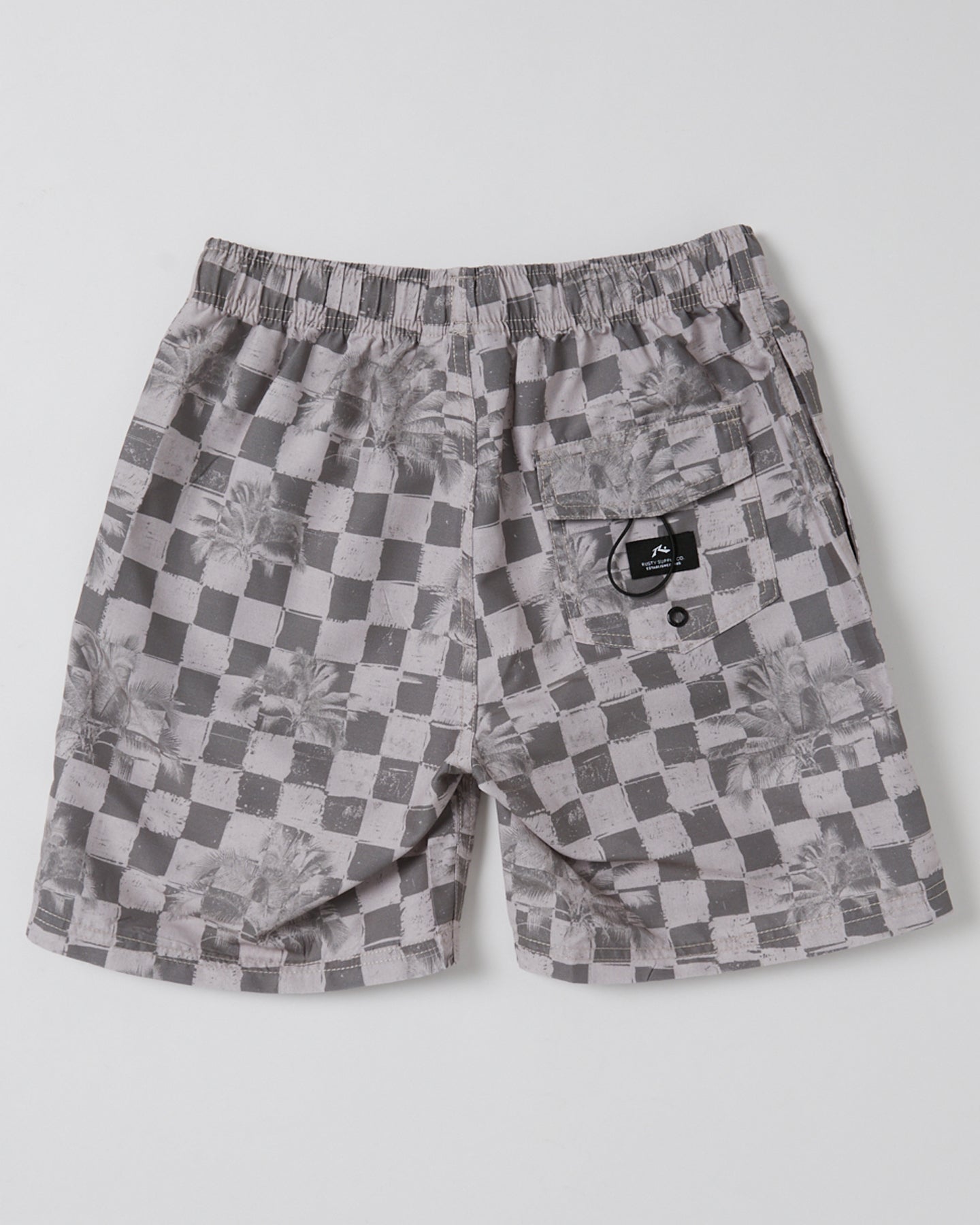 RUSTY CHECK MB ELASTIC BOARDSHORT