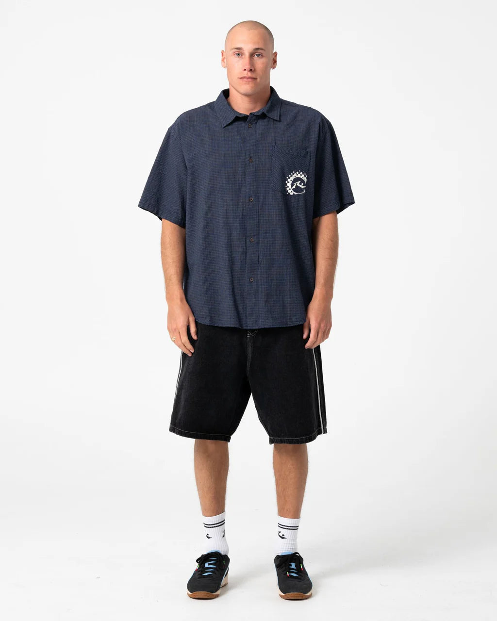 RUSTY FLIP DADDY 2.0 JORT BLACK OUT MEN