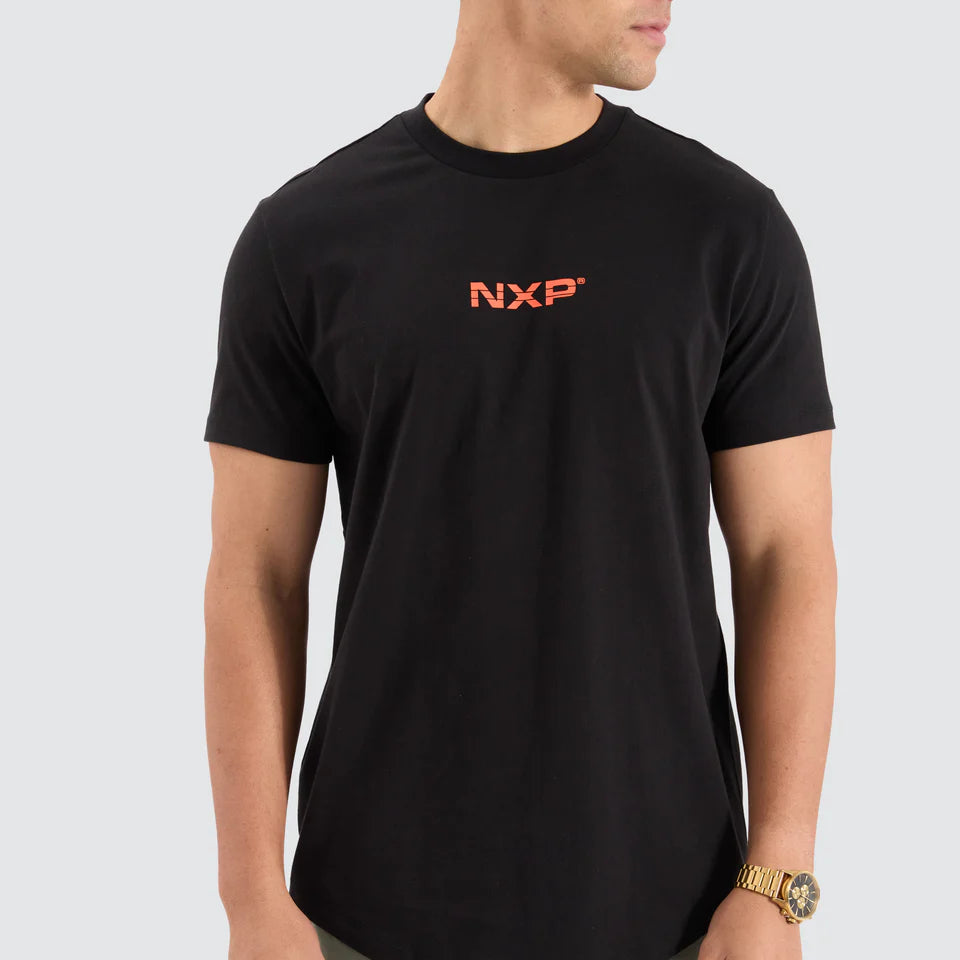 NENA AND PASEDENA STEED DUAL CURVED TEE