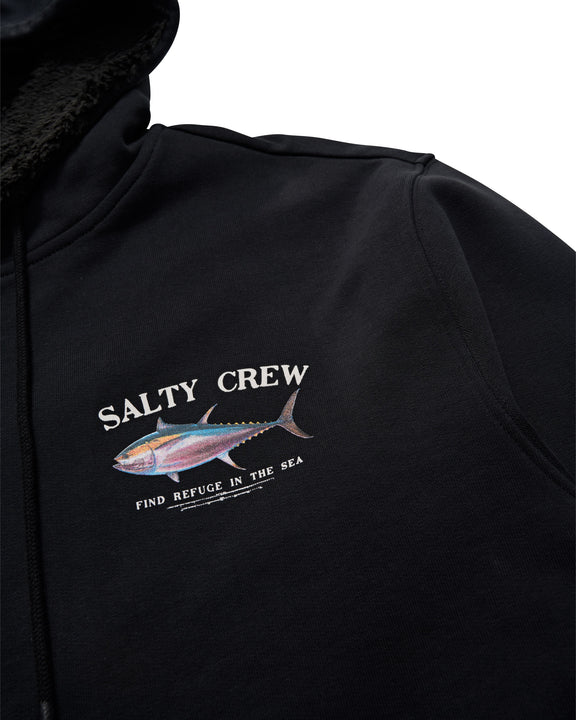 SALTY CREW BIG BLUE FLEECE LINED ZIP THRU JACKET