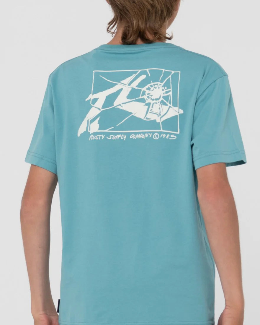 RUSTY BOYS SHATTERED DREAMS SHORT SLEEVE TEE