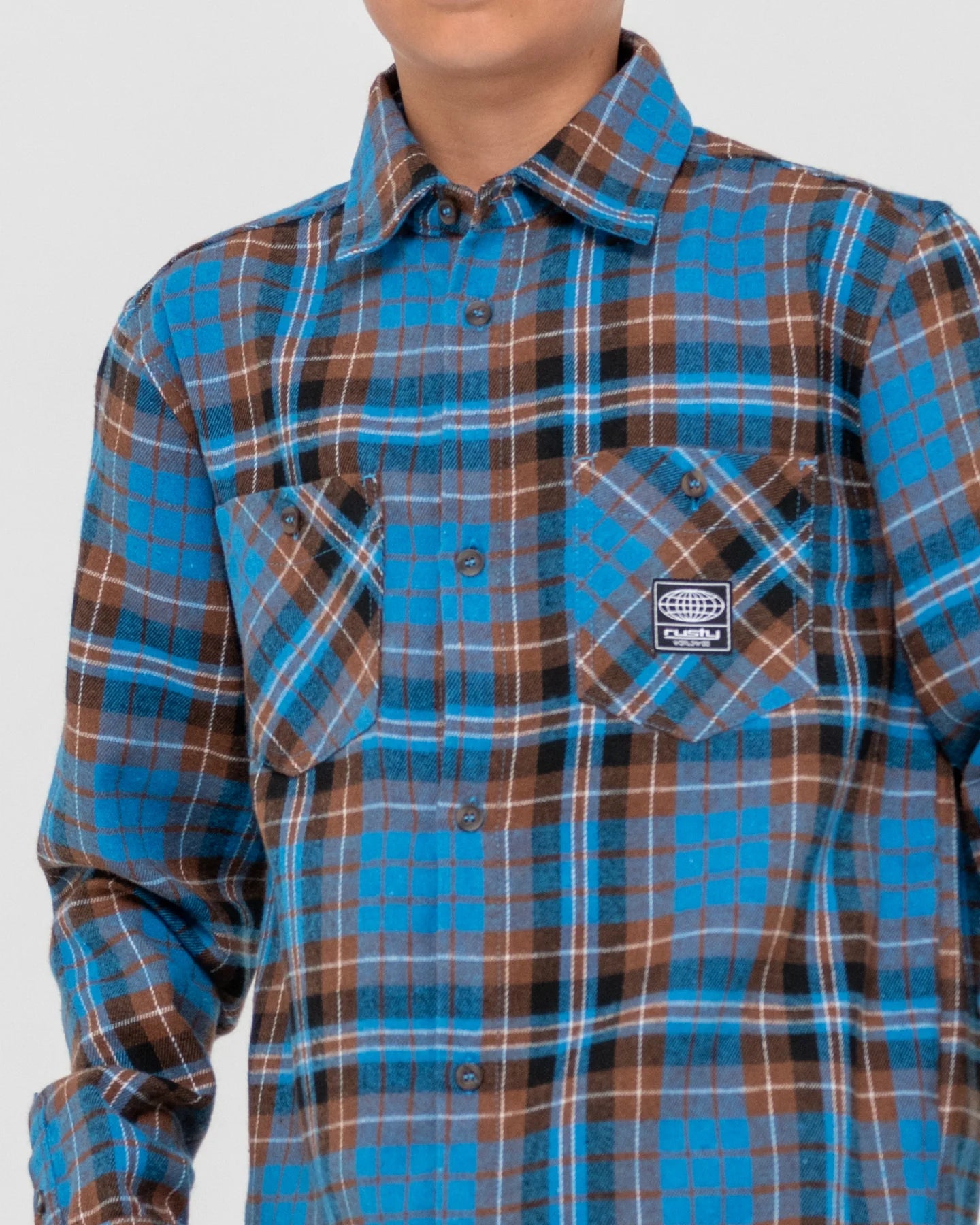 RUSTY NEON DREAMS R2K LONG SLEEVE SHIRT BOYS