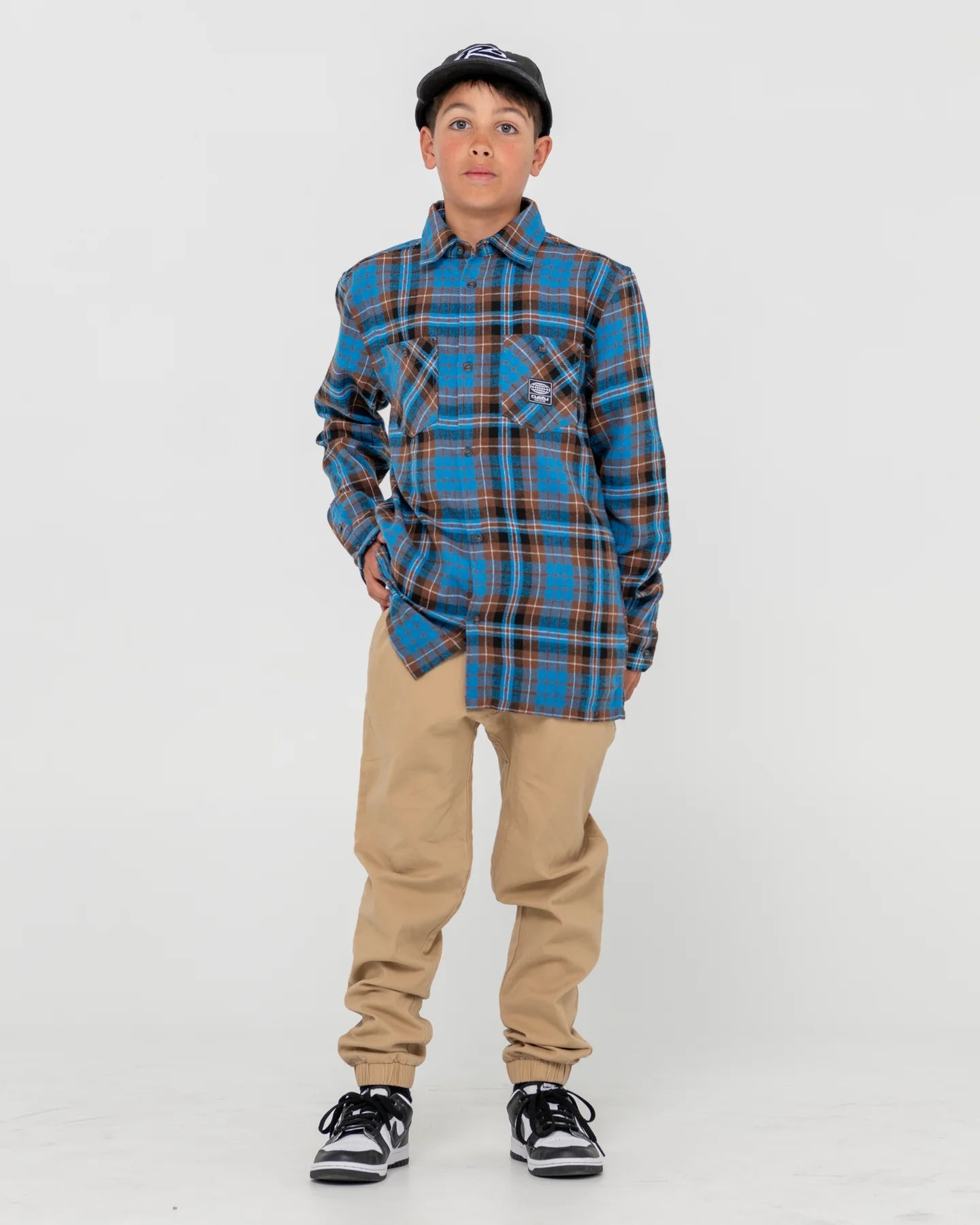 RUSTY NEON DREAMS R2K LONG SLEEVE SHIRT BOYS