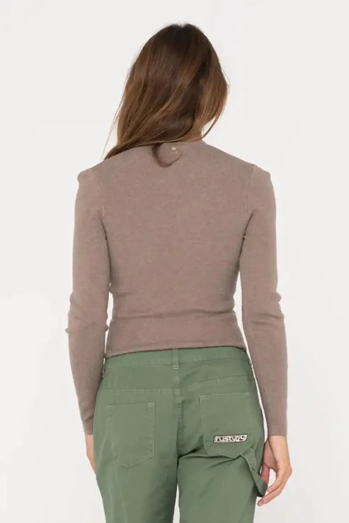 RUSTY AMELIA SKIMMER L/S KNIT TOP