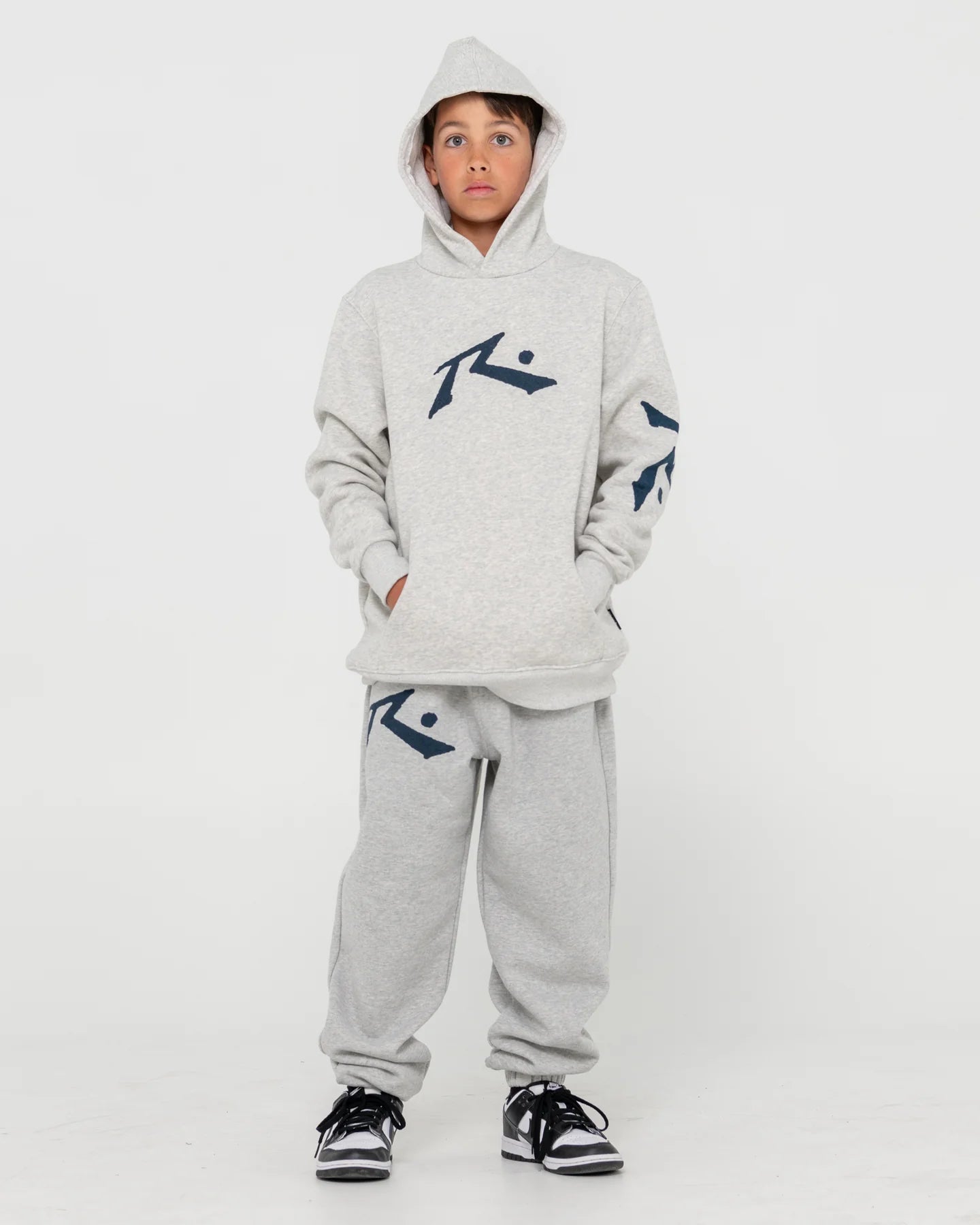 RUSTY BOYS COMPETITION REVOLUTION HOODED JUMPER