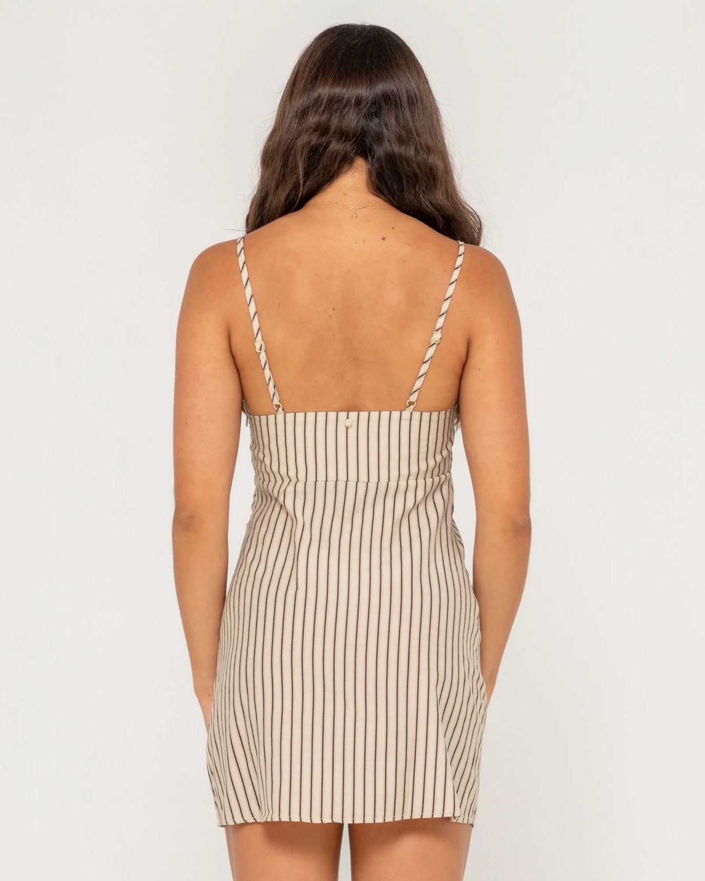 RUSTY SANDY STRIPE MINI DRESS