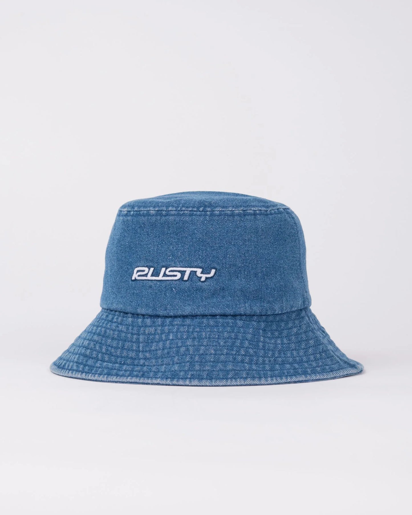 RUSTY MISS ME DENIM BUCKET HAT