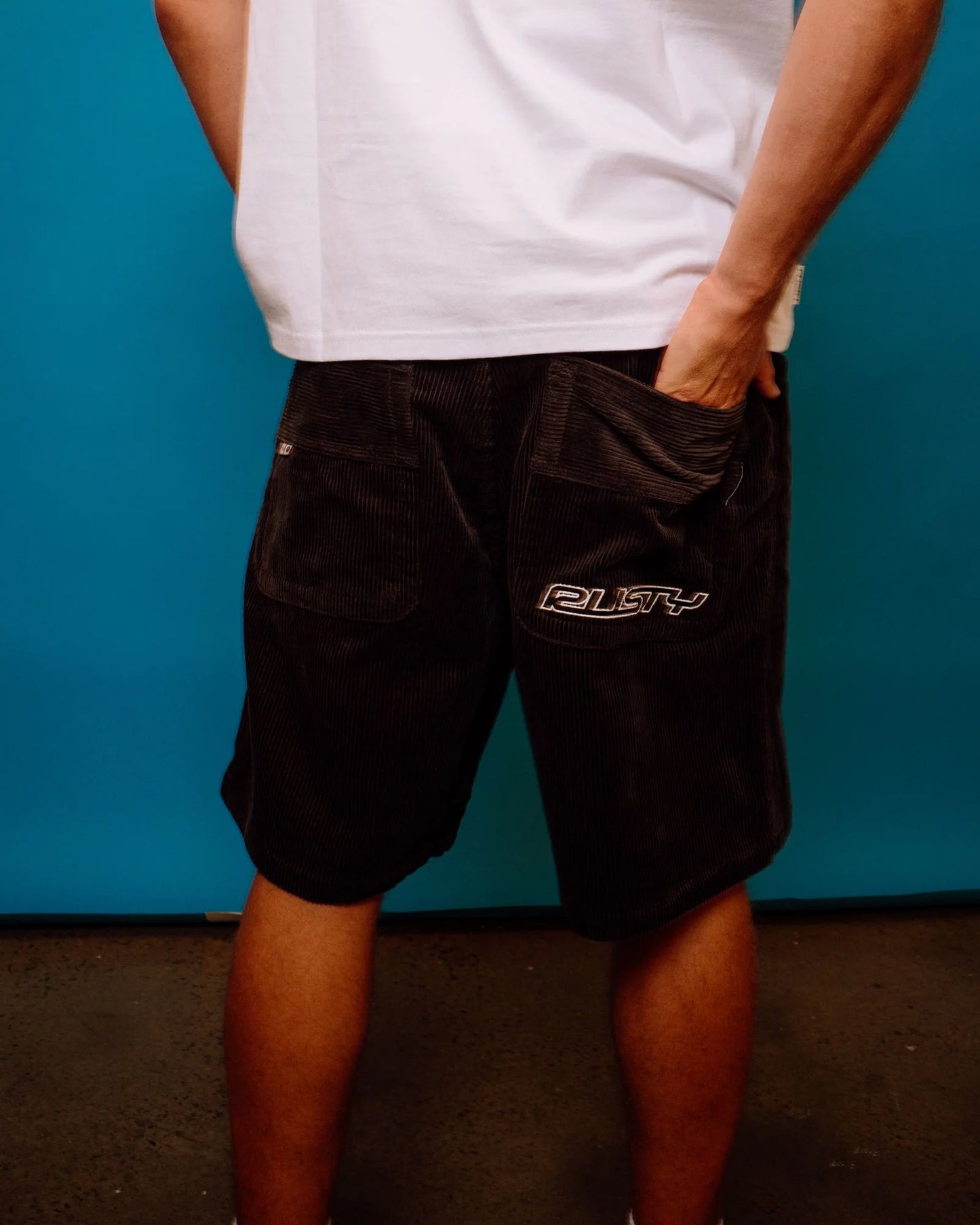 RUSTY FLIP DADDY CORD SHORTS