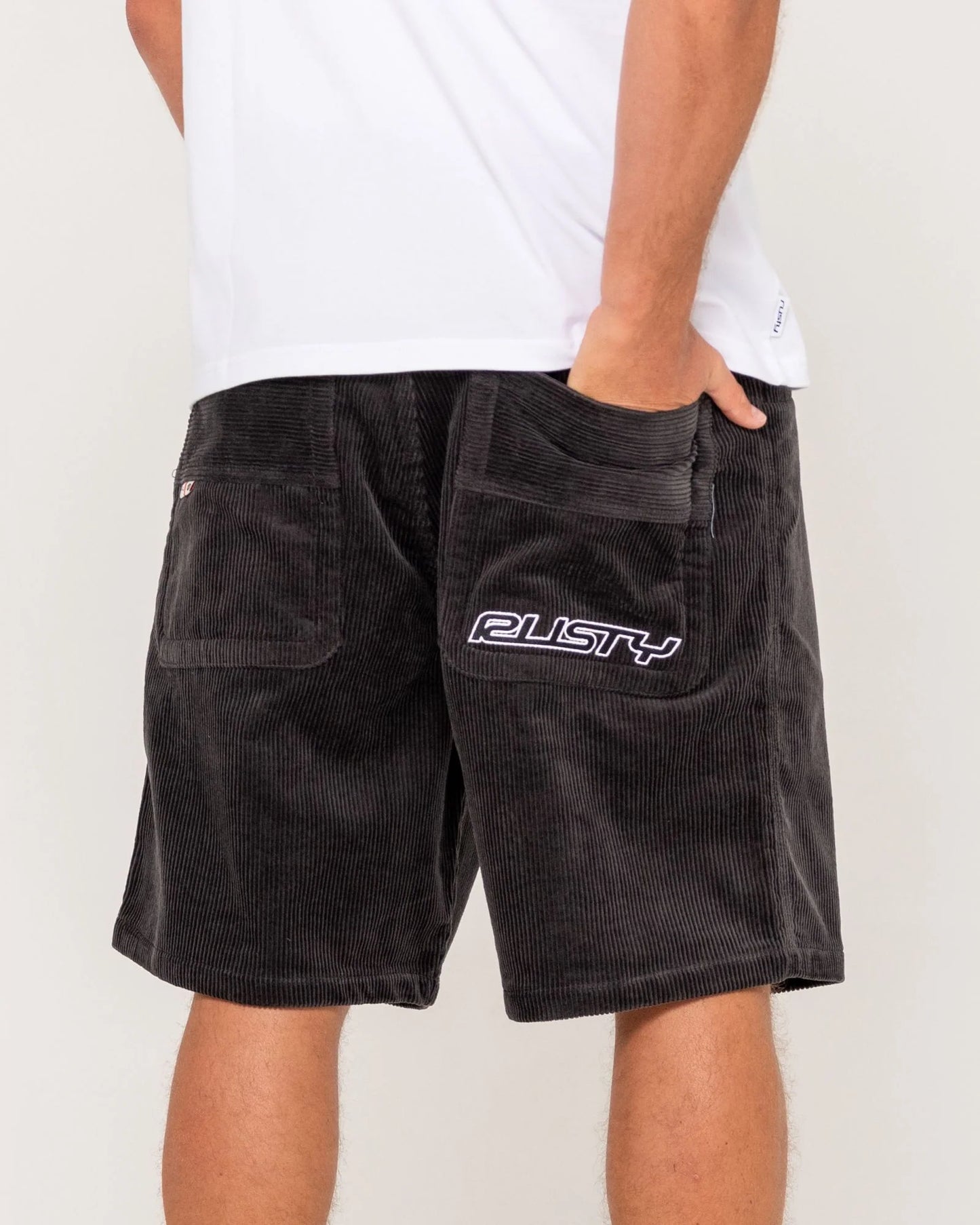 RUSTY FLIP DADDY CORD SHORTS