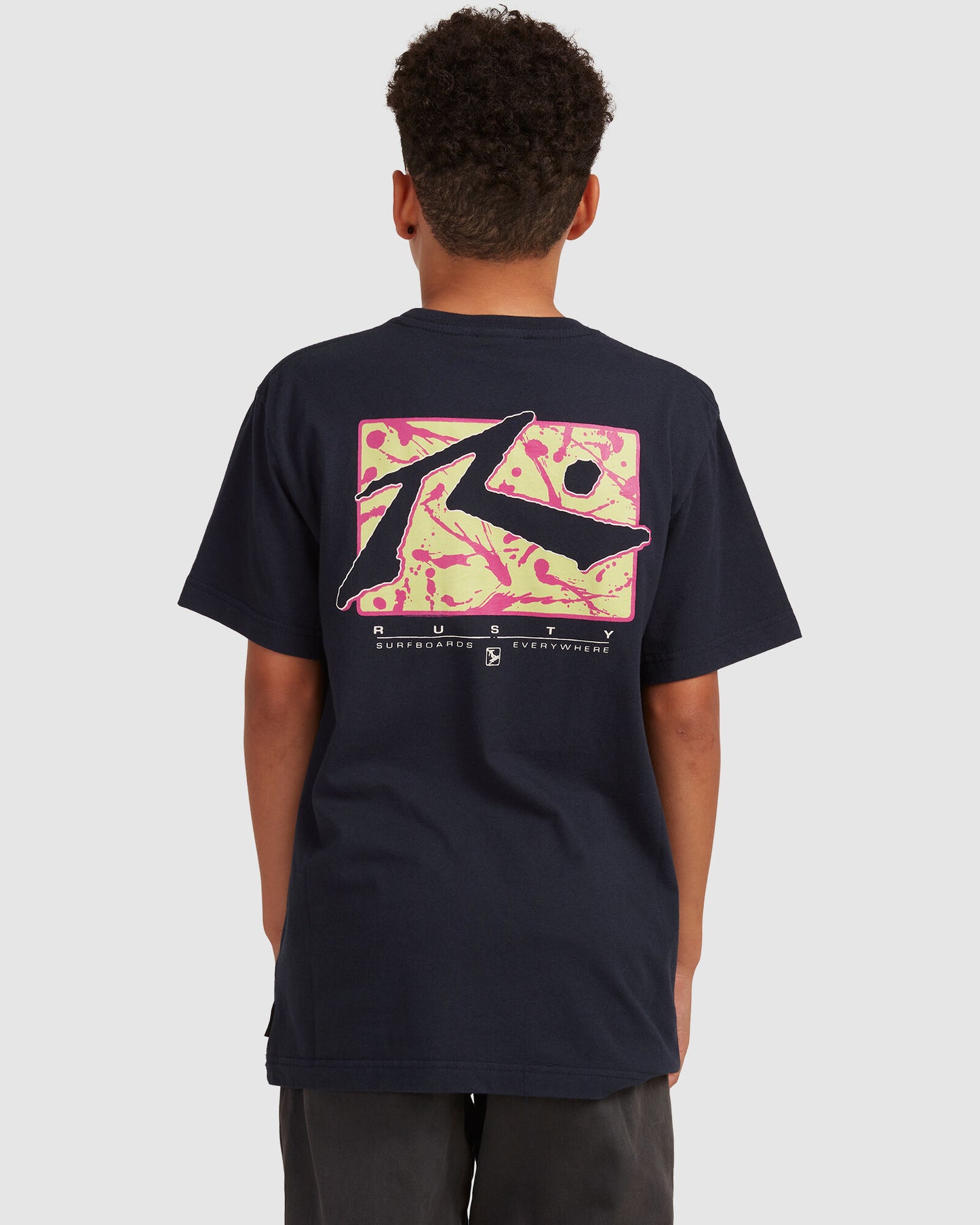 RUSTY BOYS SPLAT DOWN SHORT SLEEVE TEE