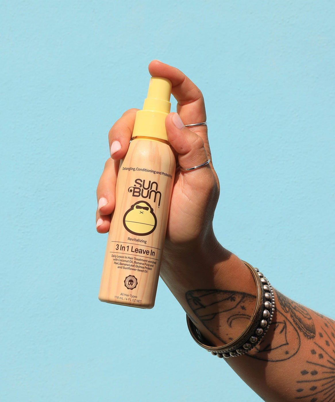 SUN BUM HAIR 3 IN 1 LEAVE IN