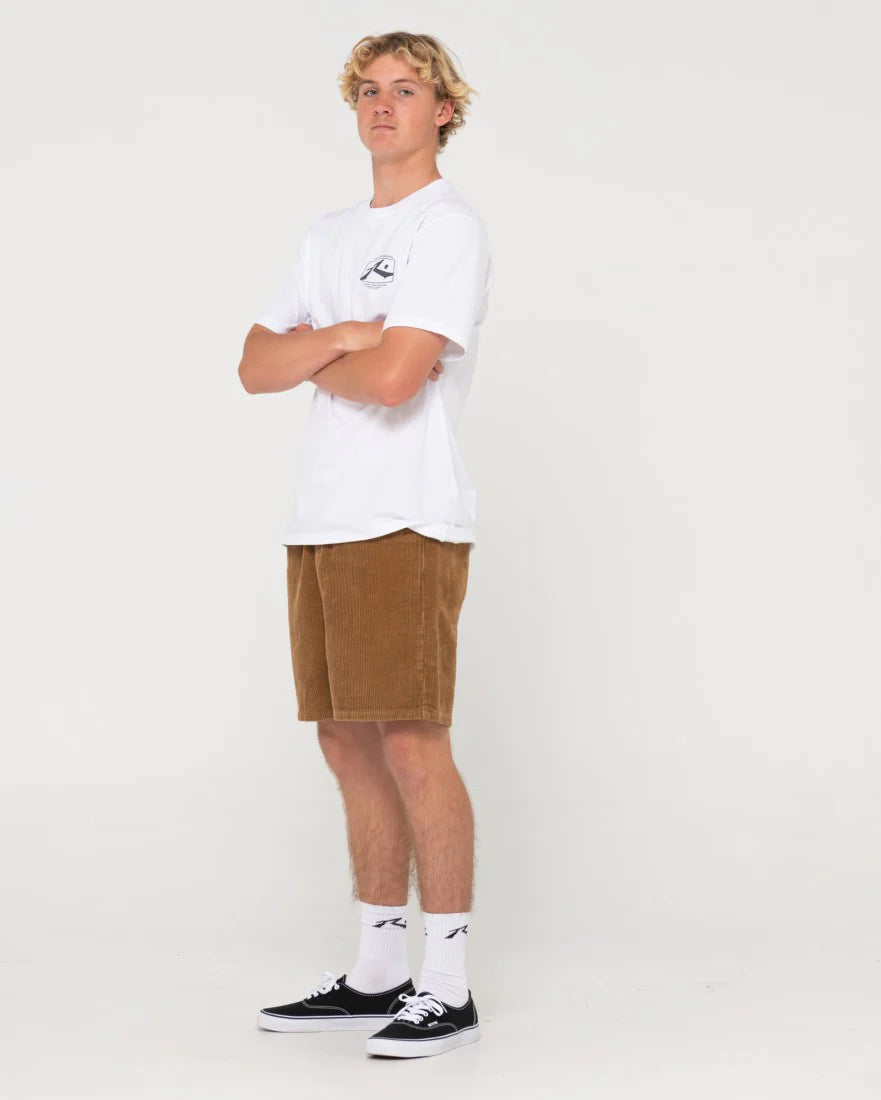 RUSTY RIFTS CUT OFF ELASTIC MENS SHORTS