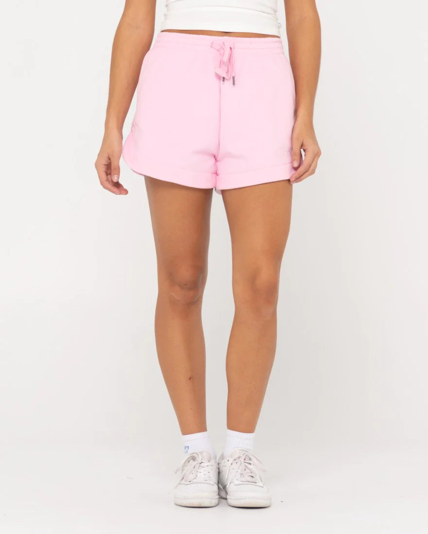 RUSTY SIGNATURE GIRLS FLEECE SHORTS