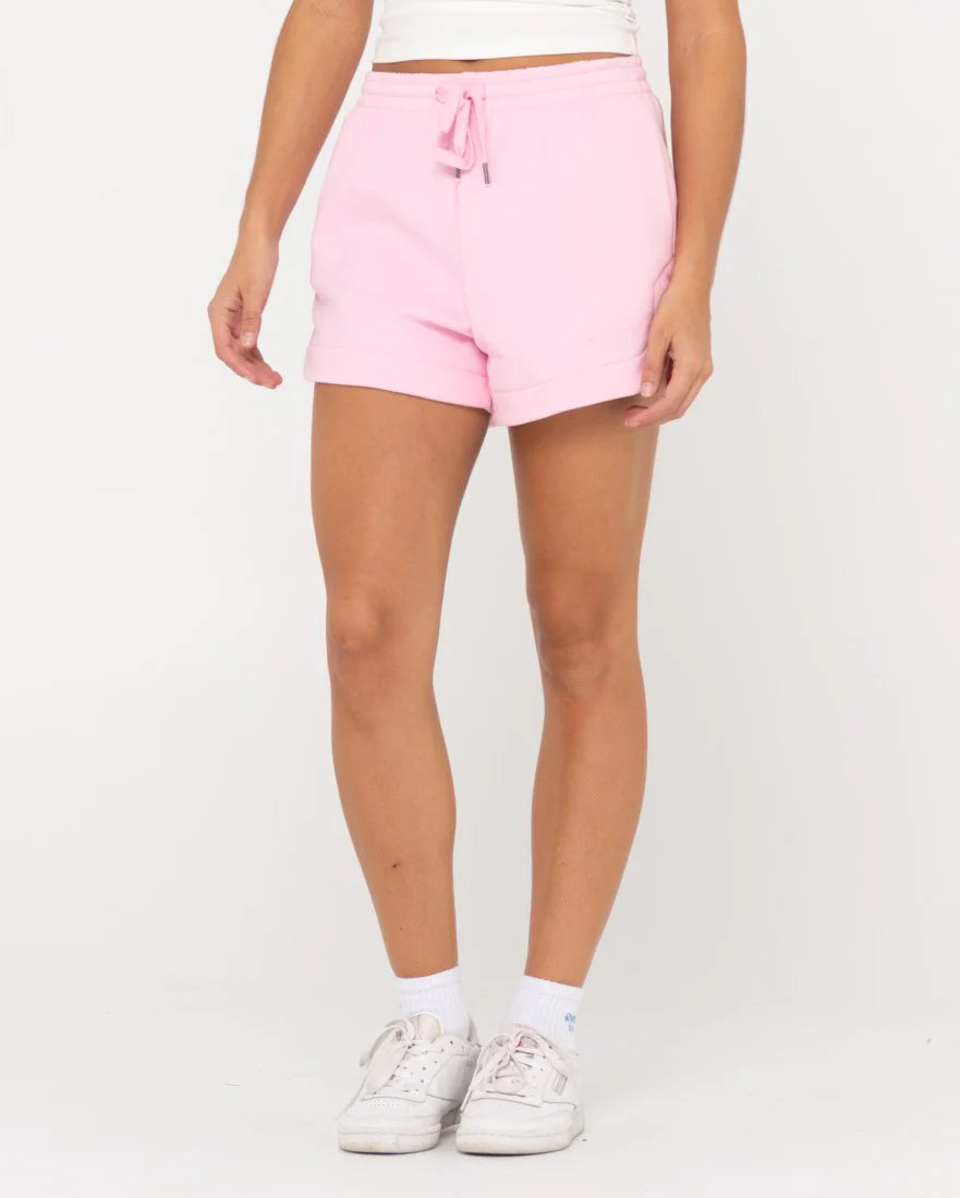 RUSTY SIGNATURE GIRLS FLEECE SHORTS
