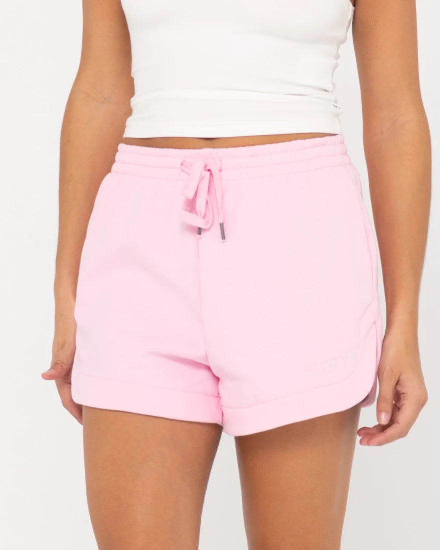 RUSTY SIGNATURE GIRLS FLEECE SHORTS