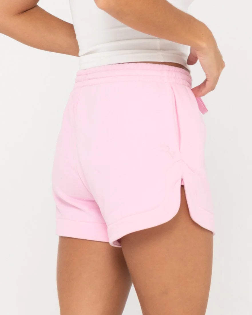RUSTY SIGNATURE GIRLS FLEECE SHORTS