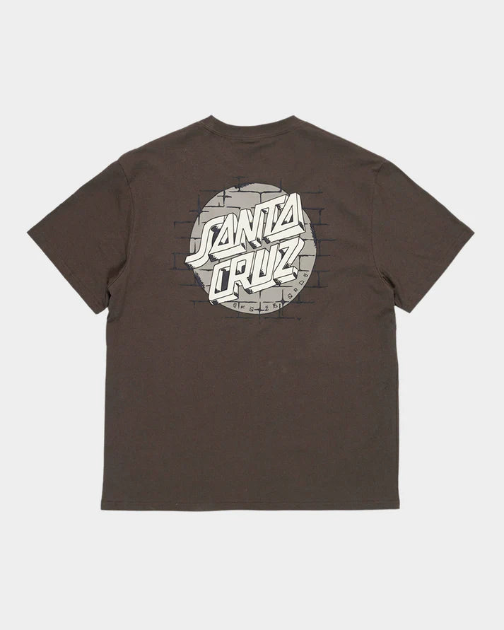 SANTA CRUZ SCRAWL BRICK DOT SS BOX FIT TEE