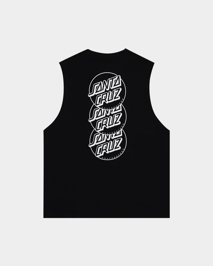 SANTA CRUZ DESCENDED DOTS MONO MUSCLE TOP