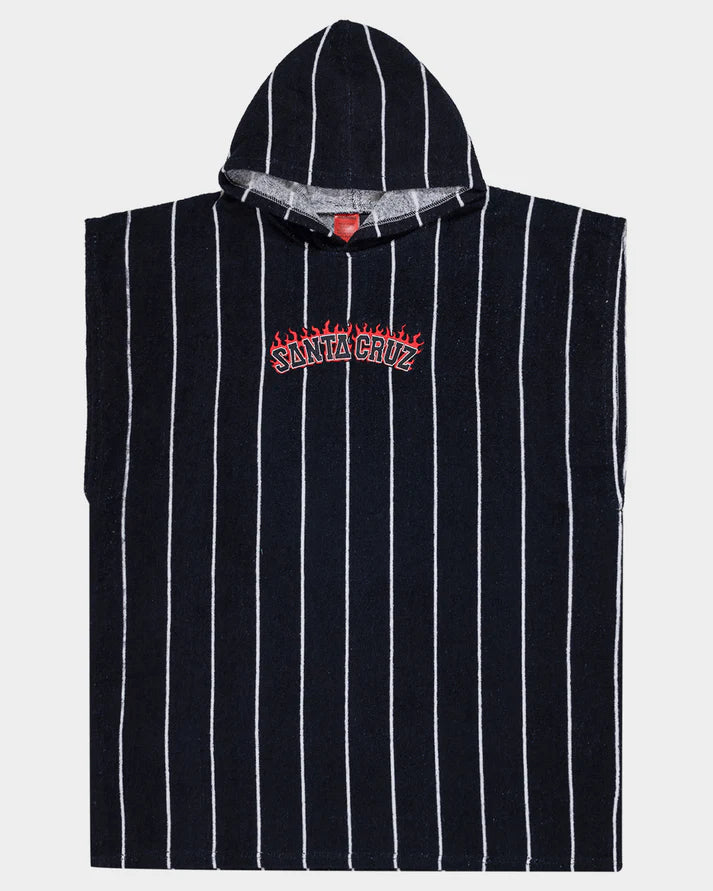 SANTA CRUZ FLAMED COLLEGIATE ARCH HOODED TOWEL