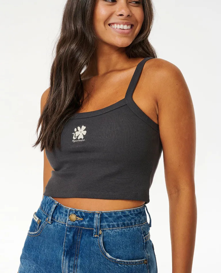 RIPCURL FLOURISH RIBBED TANK