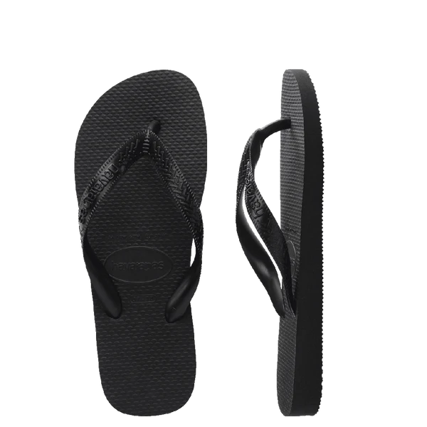 HAVAIANAS KIDS TOP BLACK THONGS
