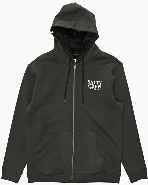 SALTY CREW YELLOWFIN FLEECE LINED ZIP JACKET