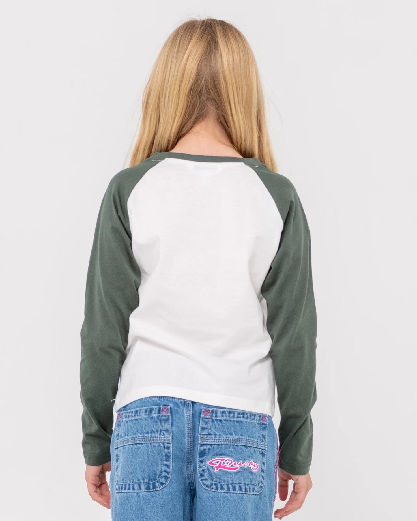RUSTY GIRLS HERITAGE LS TEE