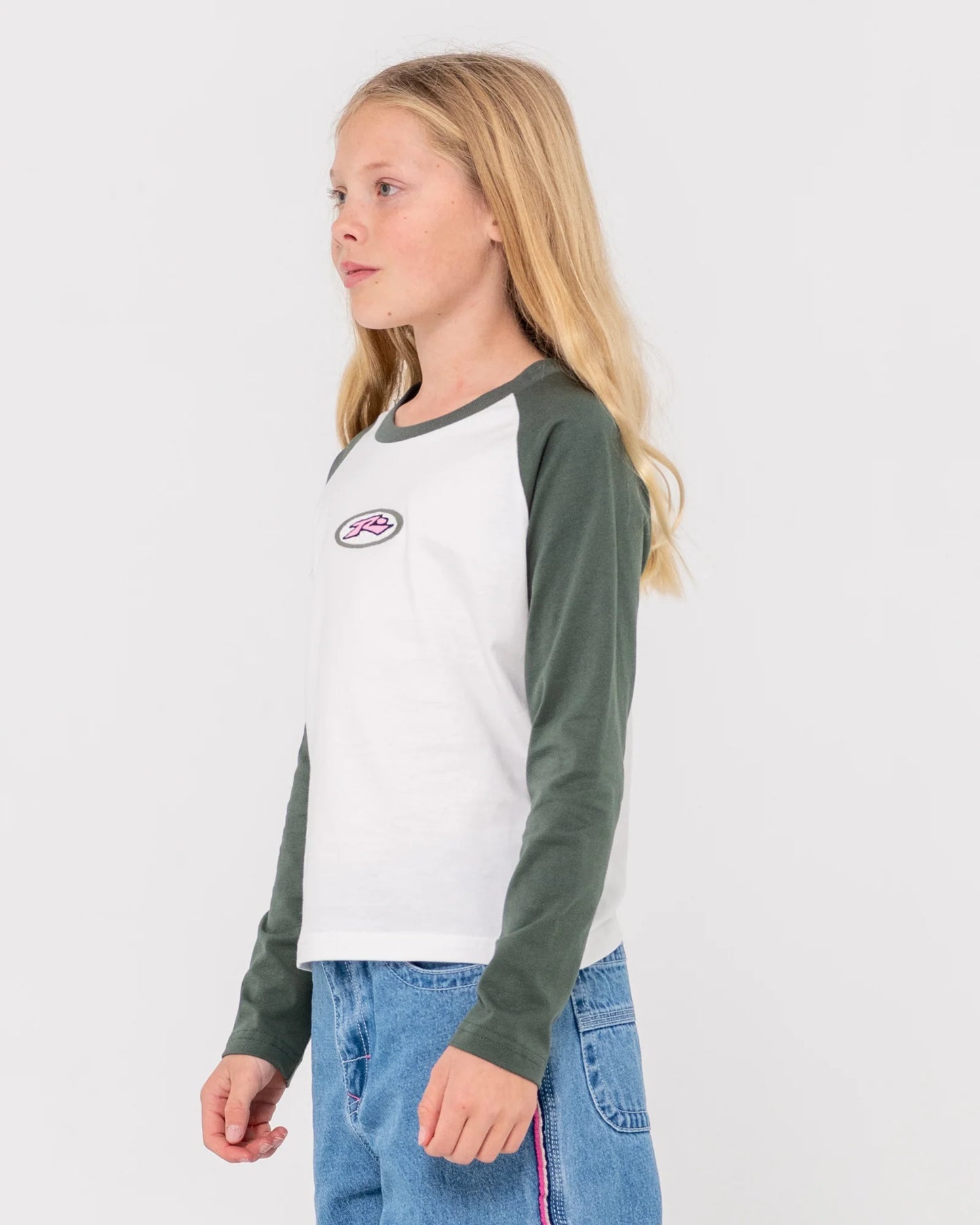 RUSTY GIRLS HERITAGE LS TEE