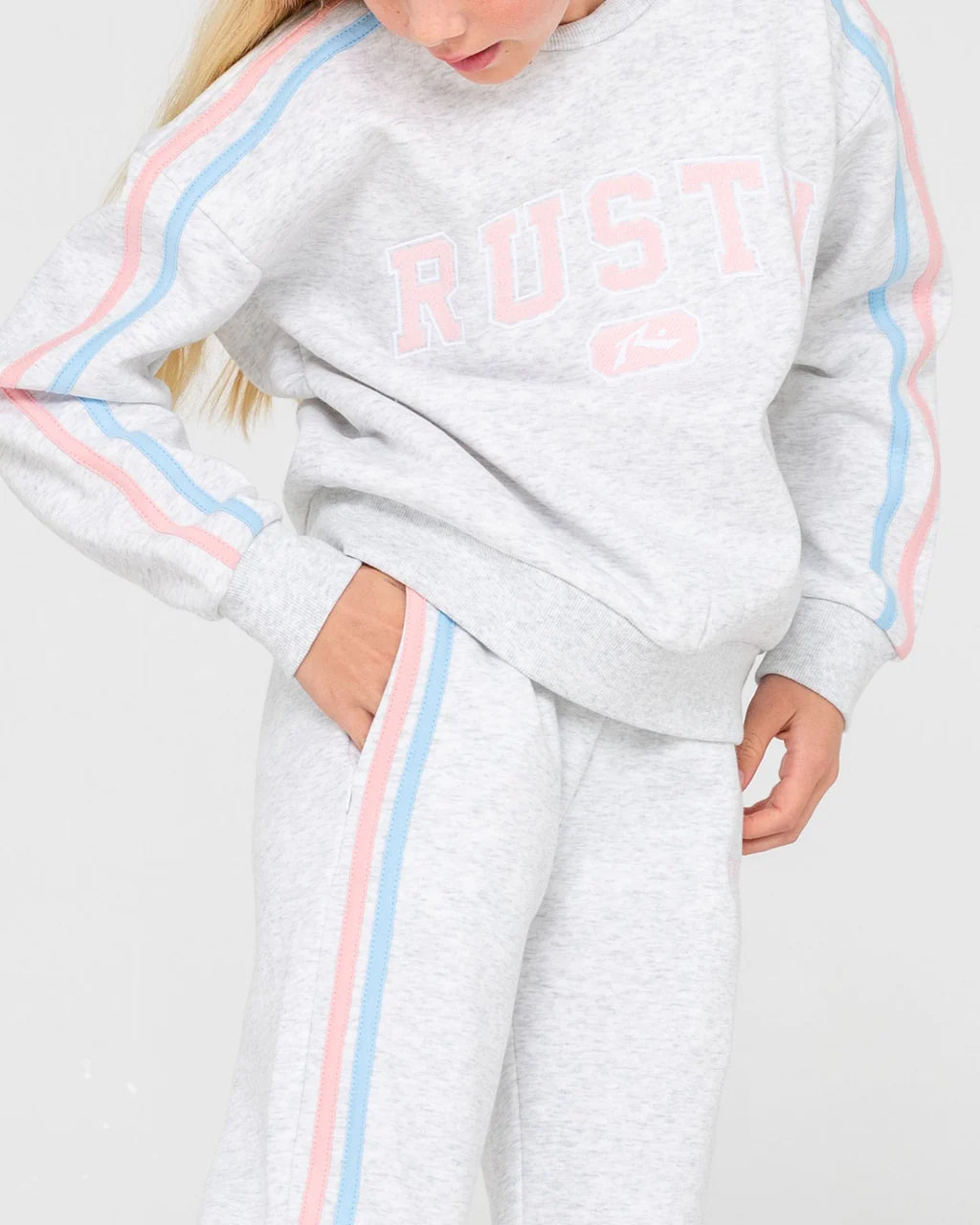 RUSTY GIRLS TEAM VARSITY CUFF JOGGER