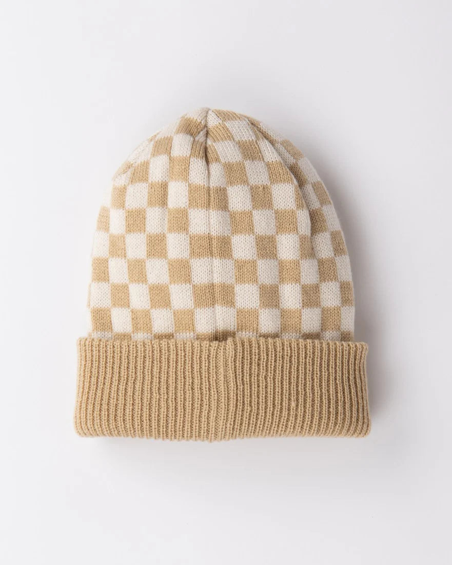 RUSTY CHECK MATE BEANIE