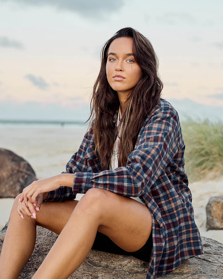THE MAD HUEYS CLASSIC CHECK WOMENS SHACKET