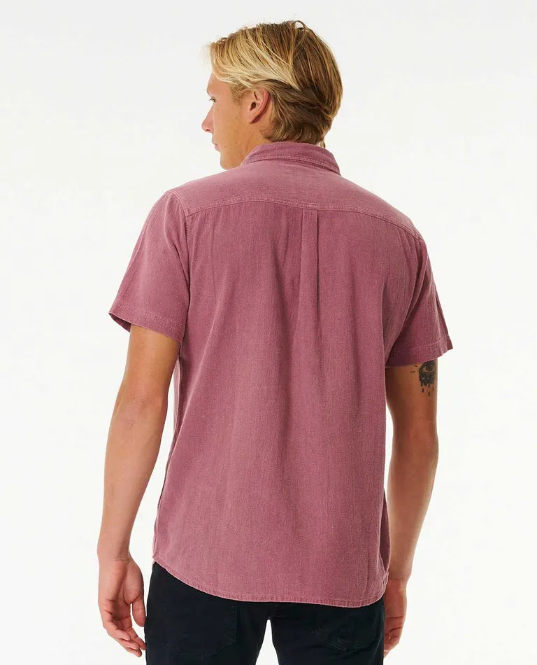 RIPCURL MENS WASHED SHORT SLEEVE SHIRT